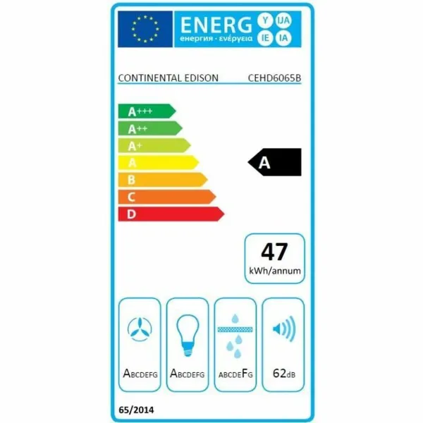Liesituuletin Continental Edison 60 cm