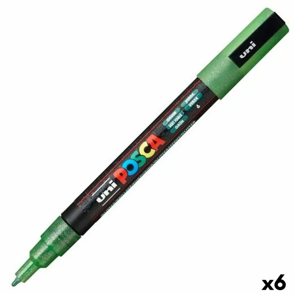 Markeris POSCA PC-3ML Žalia (6 vnt.)