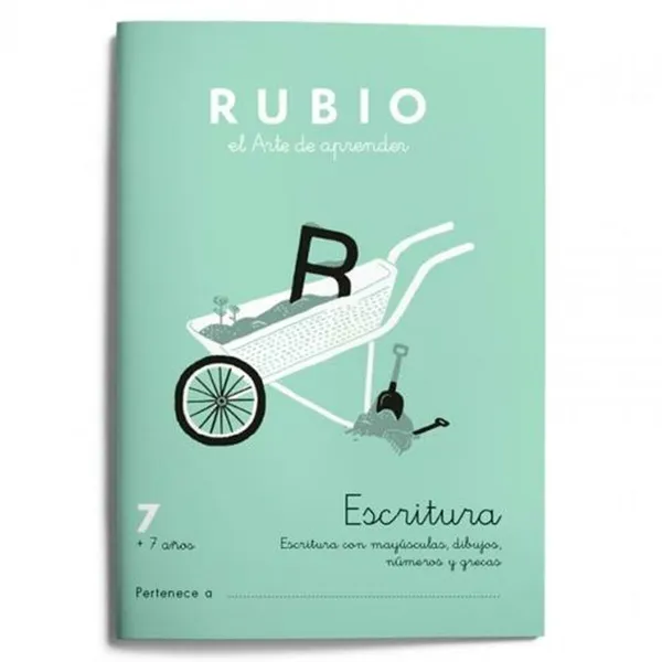 Writing and calligraphy notebook Rubio Nº07 A5 hispaania 20 Lehed (10 Ühikut)