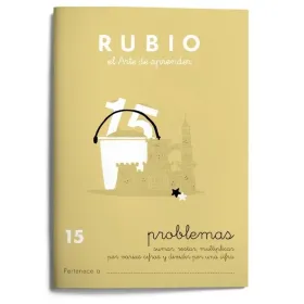 Matemātikas piezīmju grāmatiņa Rubio Nº15 A5 Spāņu 20 Loksnes (10 gb.)