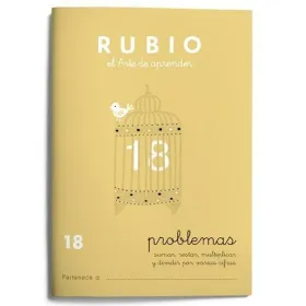 Matemātikas piezīmju grāmatiņa Rubio Nº 18 A5 Spāņu 20 Loksnes (10 gb.)