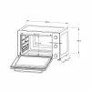 Мини электропечь Continental Edison CEMF60B3