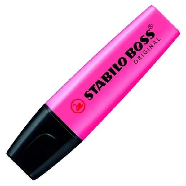 Fluorescējošs Marķieris Stabilo Boss Rozā 10 Daudzums (10 gb.)