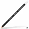 Zīmuļi Staedtler Lumocolor Permanent Glasochrom Permanents Balts (12 gb.)
