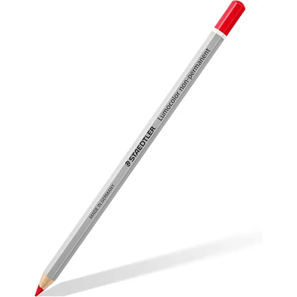 Marķieris Staedtler Lumocolor Non-permanent Sarkans (12 gb.)