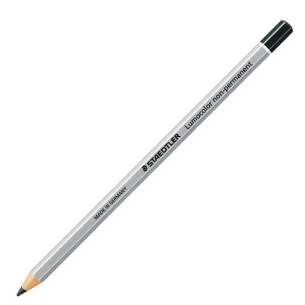Colouring pencils Staedtler Non-Permanent Black (12 Units)