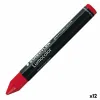 Spalvoti pusiau riebūs pieštukai Staedtler Lumocolor Nuolatinis Raudona (12 vnt.)