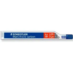 Lyijykynän vaihto-osat Staedtler Mars Micro Carbon 2B 0,5 mm (12 osaa)