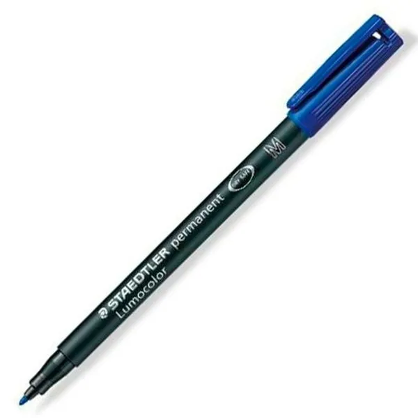 Permanenttimarkkeri Staedtler Lumocolor 317-3 M Sininen (10 osaa)