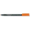 Постоянный маркер Staedtler Lumocolor 317 M Оранжевый (10 штук)