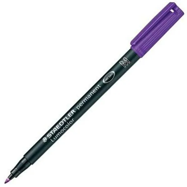 Постоянный маркер Staedtler Lumocolor 317-6 M Фиолетовый (10 штук)