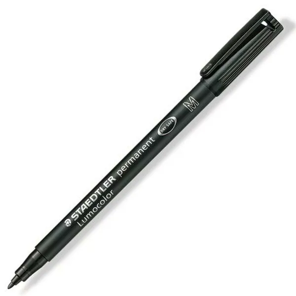 Permanenttimarkkeri Staedtler Lumocolor 317-9  Musta (10 osaa)