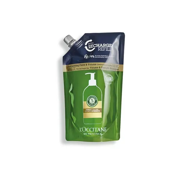 L'occitane Aromacología Champú Fuerza y Volumen Ecorecarga 500ml