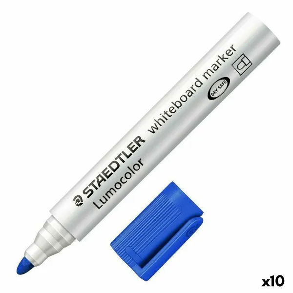 Фетр Staedtler Белая доска Синий Белый (10 штук) (1 штук)
