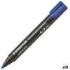 Nuolatinis žymeklis Staedtler Lumocolor 352-3 Mėlyna (10 vnt.)