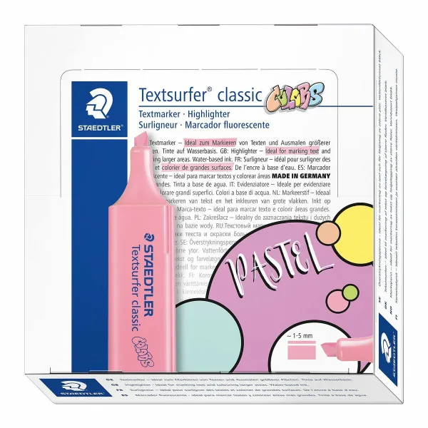 Fluorescējošs Marķieris Staedtler Textsurfer Classic Rozā (10 gb.)