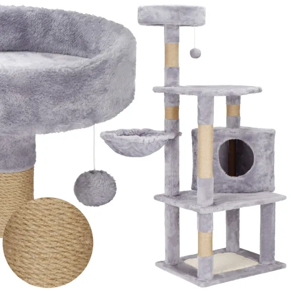 Multi-level cat house Springos PA1040 124 cm