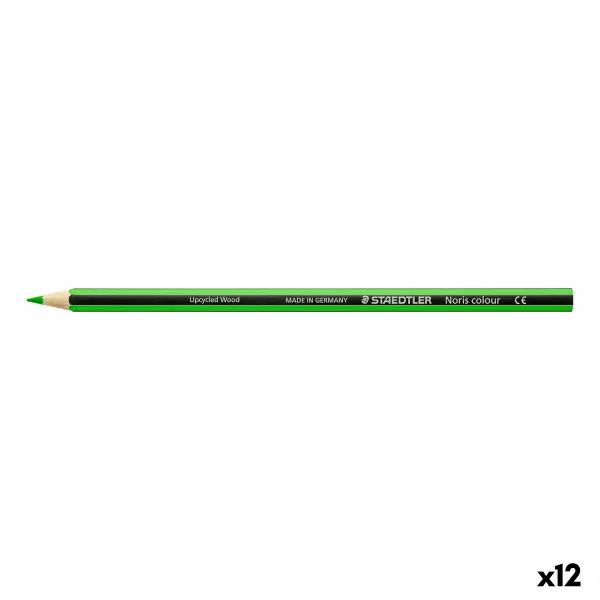 Spalvoti pieštukai Staedtler Wopex Šviesiai žalia (12 vnt.)