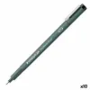 huopakärkiset kynät Staedtler Pigment Line Musta (10 osaa)