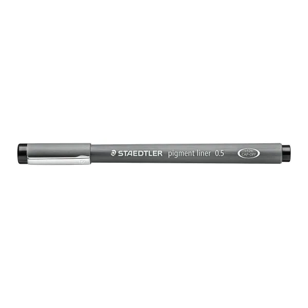 Фетр Staedtler Pigment Line Чёрный (10 штук)