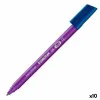 huopakärkiset kynät Staedtler Noris Club Liila (10 osaa)