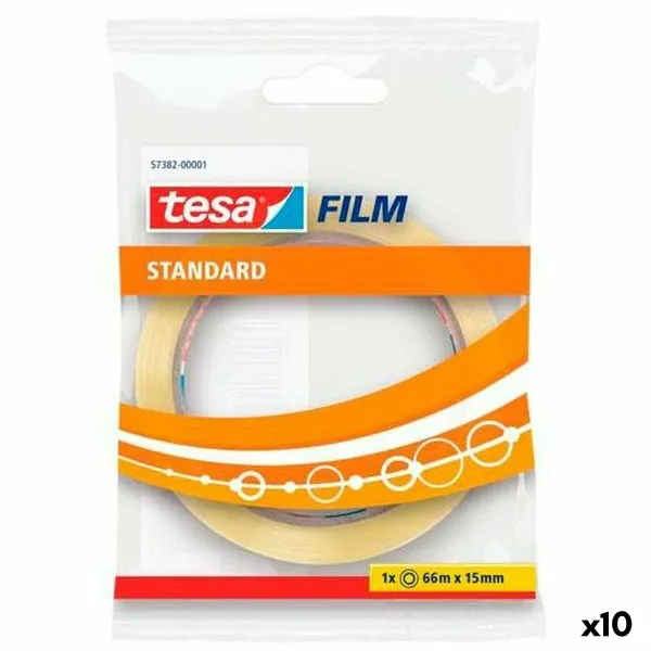 Liimanauha TESA Standard 66 m 15 mm Läpinäkyvä (10 osaa)