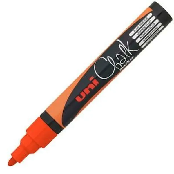 Жидкие маркеры Uni-Ball PWE-5M Fluor Оранжевый (6 штук)