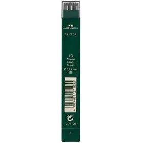 Pencil lead replacement Faber-Castell Wood 3 Pieces 6B