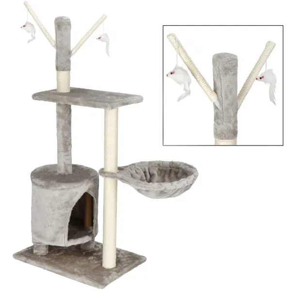Monitasoinen kissatalo Springos PA1037 108 cm