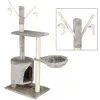 Monitasoinen kissatalo Springos PA1037 108 cm