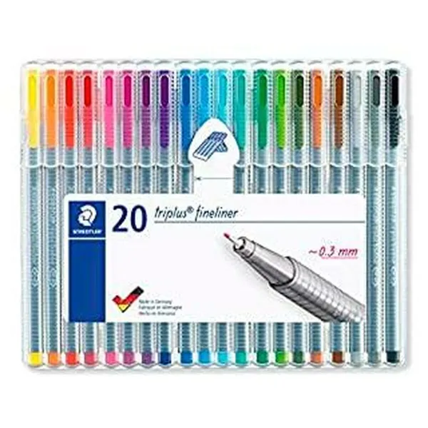 Набор маркеров Staedtler Triplus Fineliner Разноцветный (10 штук)