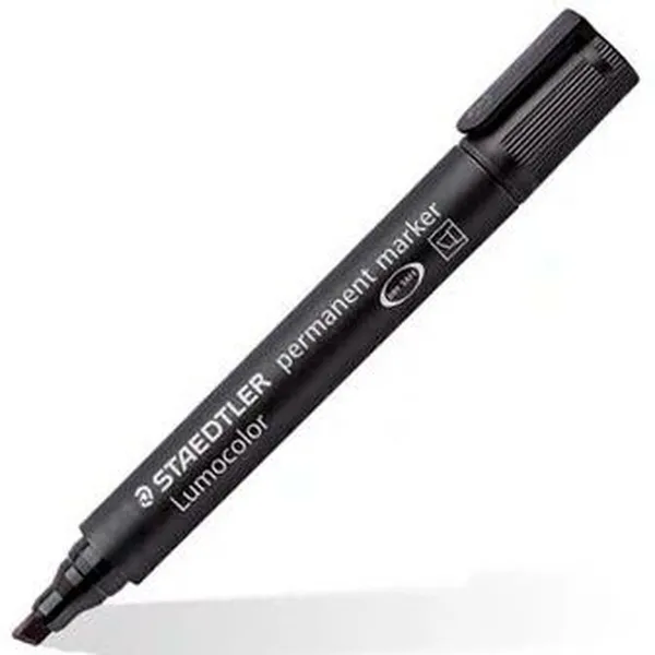 Permanenttimarkkeri Staedtler Lumocolor 350 Musta (10 osaa)