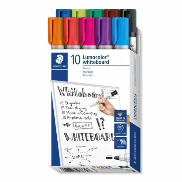Marķieru komplekts Staedtler Lumocolor Daudzkrāsains Baltā tāfele (32 gb.)