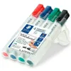 Set of Felt Tip Pens Staedtler Lumocolor Whiteboard 4 Pieces Multicolour (5 Units)