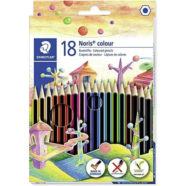 Spalvoti pieštukai Staedtler Noris Colour Wopex Rinkinys Spalvotas (5 vnt.)