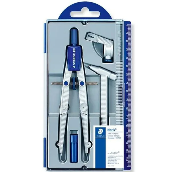 Kompassi Staedtler 550 4 Kappaletta Harmaa (10 osaa)