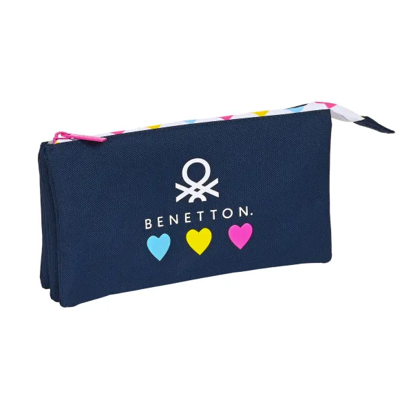 Kolmilokeroinen laukku Benetton Love 22 x 3 x 12 cm
