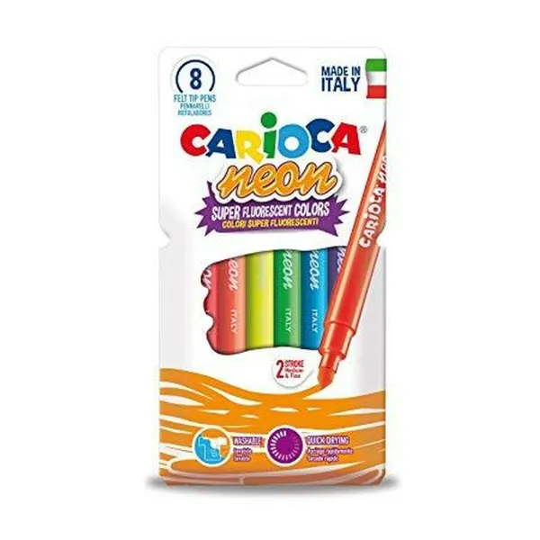 Fluorescējošo Marķieru Komplekts Carioca Neon Daudzkrāsains (24 gb.)