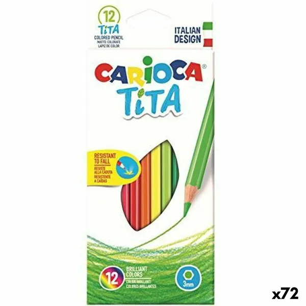 Zīmuļa Komplekts Carioca Tita 12 Daudzums Daudzkrāsains (72 Vienības)
