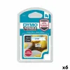 Siltuma pārneses lente Dymo Balts Melns 12 x 5,5 mm (6 gb.)