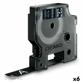 Термотрансферная лента Dymo D1 Durable Белый Чёрный 12 mm x 3 m (6 штук)