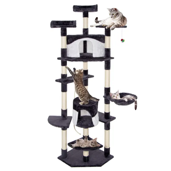 Многоуровневый домик для кошек Springos PA1045 203 см