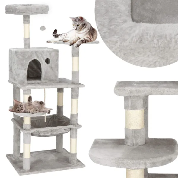 Multi-level cat house in Springos PA1049 145 cm