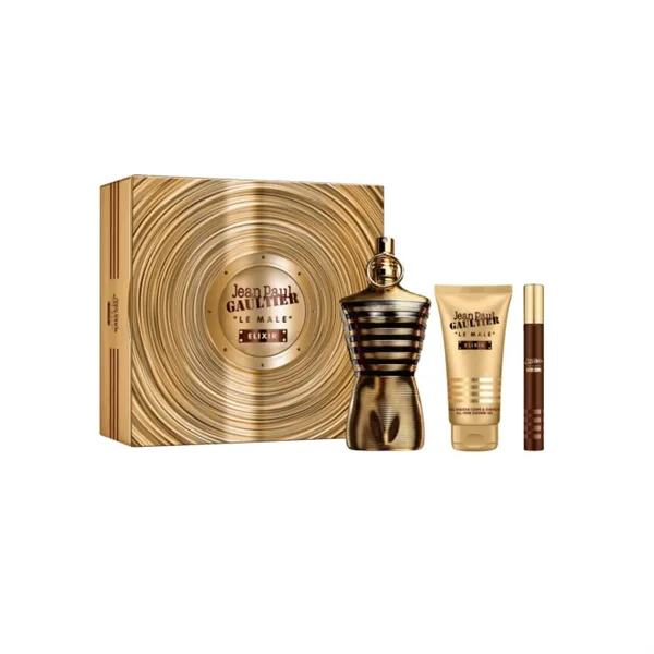 Jean Paul Gaultier Le Male Elixir Eau De Perfume Spray 125ml Set 3 Pieces