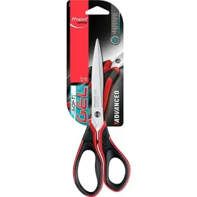 Ножницы Maped Advanced Soft Gel Красный Чёрный Нержавеющая сталь 21 cm (24 штук)