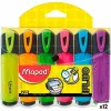Fluorescencinis žymeklis Maped Peps Classic Spalvotas (12 vnt.)
