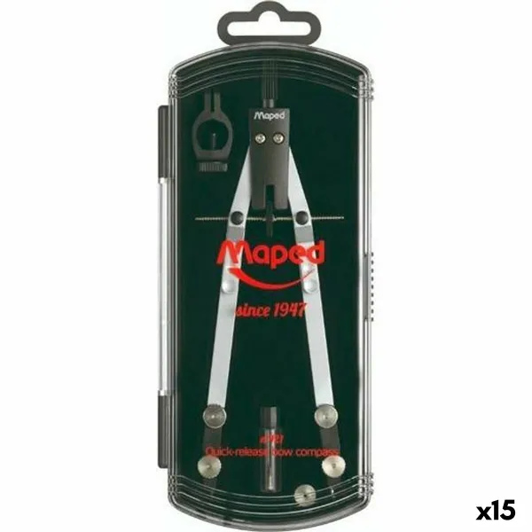 Kompasas Maped 3 Dalys (15 vnt.)