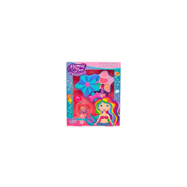 Cartoon Lorenay Mermaid Love Edt y Maquillaje Edt Spay 50ml Sets