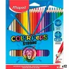 Krāsainie zīmuļi Maped Color' Peps Strong Daudzkrāsains 24 Daudzums (12 gb.)