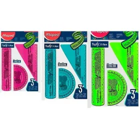 набор правил Maped Twist'n Flex Original 3 Предметы 10 штук